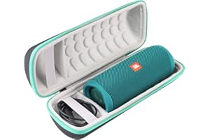 Khanka Hard Travel Case Replacement for JBL FLIP5 Flip 5 / Flip 6 Waterproof Portable Bluetooth Speaker (Teal)