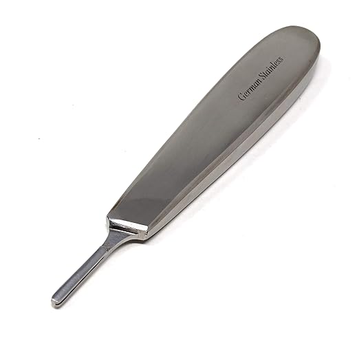 Deluxe Scalpel Handle 8, Stainless Steel (Fits Size 60
