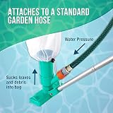 LATERN Pool Vacuum Cleaner Portable Maintenance Kit with Pole and Mesh Bag view 3