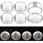 Baby Proof Stove Knob Covers - 5-Pack, Double-Key Design, Universal Fit For Gas Stoves, Heat Resistant