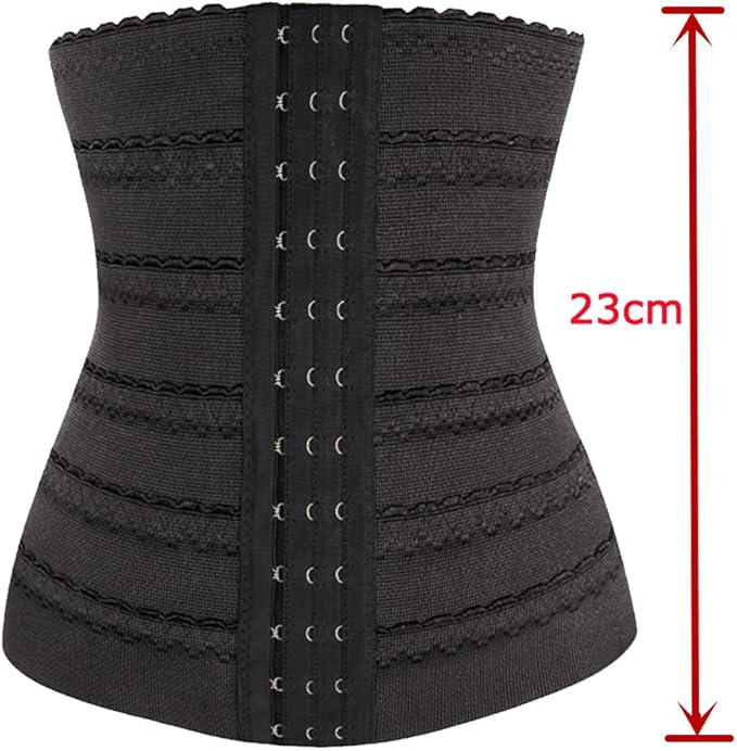 Color : Black, Size : S Gungungun Frauen Taille Trainer Korsett Rei/&szlig;verschluss Weste Body Shaper Bauch Kontrolle Cincher Tank Top mit verstellbaren Tr/&auml;gern