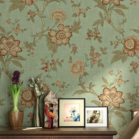 Gratuit Images Lianle Papier Peint Murale Retro Fleurs Papier Pour Decoration De le plus cool par