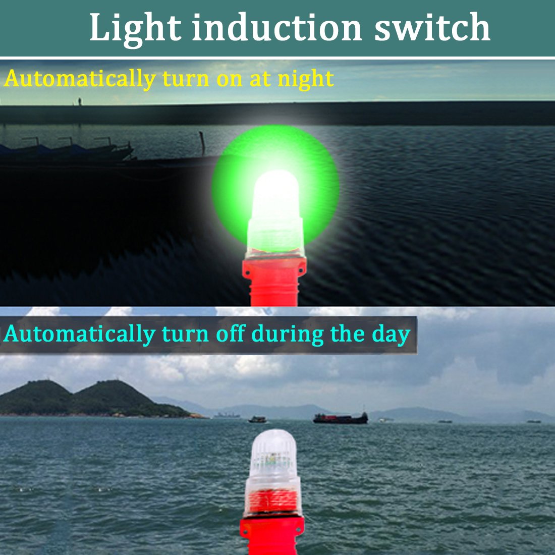 Botepon Boat Kayak Flash Lights Strobe Lights IP67 Waterproof For Navigation Lights, Marine