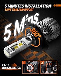 SEALIGHT H4/9003/HB2 Bulbs 38000LM Super