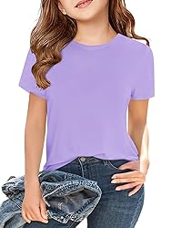 Girls Short Sleeve T Shirts Kids Summer Tops