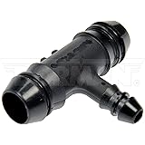 Dorman 800-578 5/8 In. Heater Hose Connector, Tee 90 To 5/8 In. Barbed, 2 Pack, Black