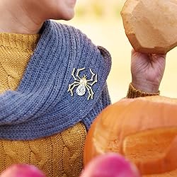 YOQUCOL Gold Spider Shape Brooch Pins for Women