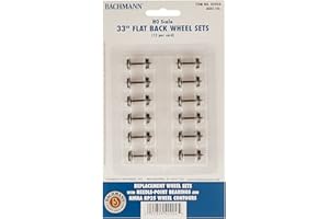 Bachmann Trains 33" Flat Back Wheel Sets (12 per Card)