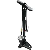 PWT 自転車空気入れ フロアポンプ ゲージ付き 米式/仏式/英式バルブ対応 160psi