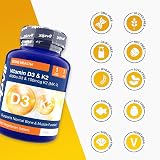 Zipvit Vitamin D3 4000iu & Vitamin K2 MK7 100µg 365 Tabs view 7
