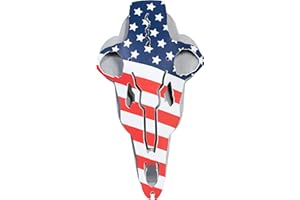 DO ALL OUTDOORS Do-All Outdoors ABAM5 Outdoors American Iron Buck Antler Mount, Red/White/Blue, 15.75" x 8.1" x 2.6", Red/White/Blue, 15.75" X 8.1" X 2.6"