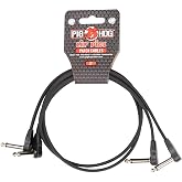 Pig Hog PHLSK2BK Low Profile Patch Cables