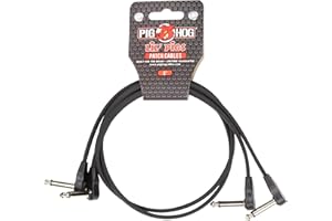 Pig Hog PHLSK2BK Low Profile Patch Cables