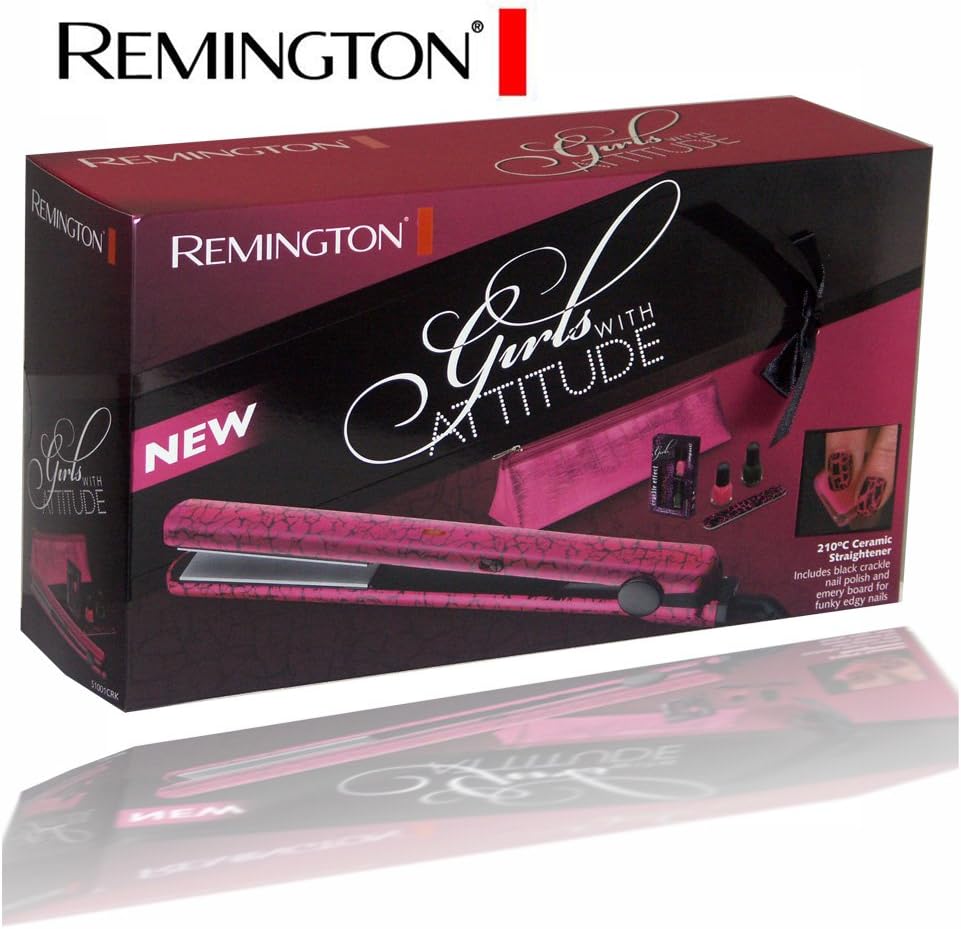 Remington S1001CRK Hair Straightener Girls with Attitude Gift Pack