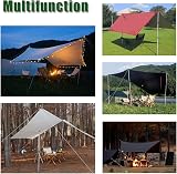 HIKEMAN Tent Poles for Tarp Awning Canopy Aluminium Adjustable 90-230cm view 6