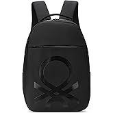United Colors of Benetton Fabrica Laptop Backpack, Black