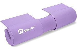 NEALFIT Barbell Squat Pad with Thick Nylon Padding, Hip Thrust Pad for Squats, Lunges, Neck Shoulder Squat Pad for Olympic or Standard Bars