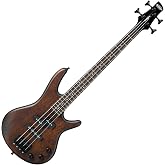 Ibanez GSRM20BWNF MiKro - Walnut Flat | Short-scale electric bass with mahogany body, PJ pickup configuration and 22 frets