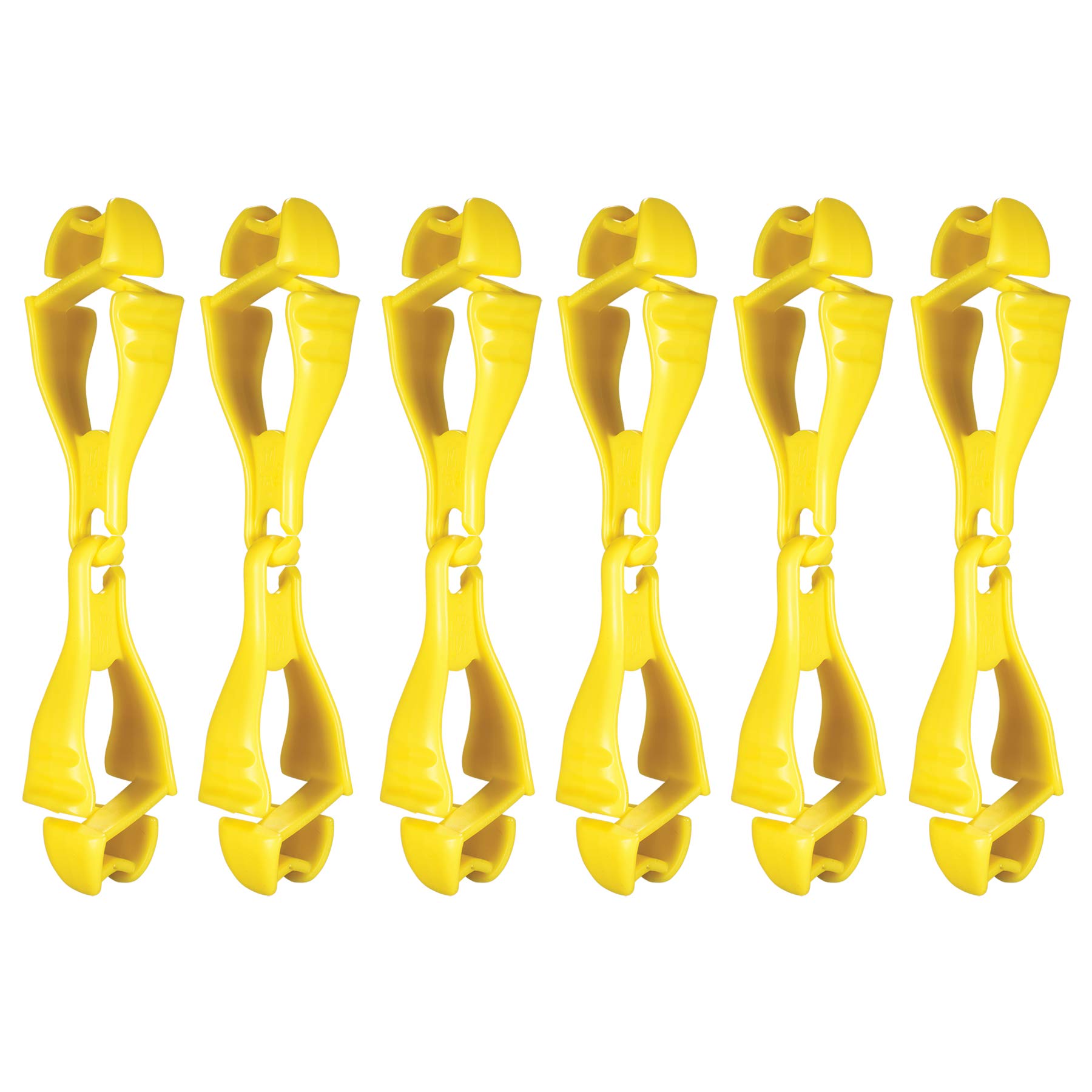 Ergodyne Squids 3400 Glove Clip Holder with Dual Clips 6-Pack