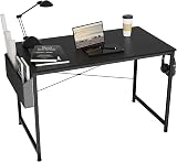 HOMIDEC Writing Computer Desk 80x50x75cm with Storage Bag & Headphone Hook