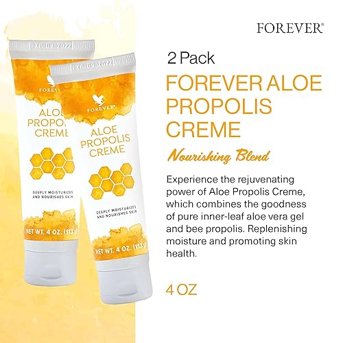 Forever Living - Aloe Propolis Creme - Skin Nourishment with Aloe Vera and  Bee Propolis - Moisturizing Cream with Vitamins A, E & C - 4 oz (2 Pack) in  Dubai - UAE | Whizz Face Moisturizers