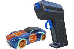 Tracer Racers Second Generation 2.4 GHz R/C High Speed Radio Control 1:64 Scale Race Add-on Car - Blue