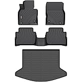 Binmotor-All Weather Floor Mats Cargo Liner for Mazda CX-5 2017 2018 2019 2020 2021 2022, Car Floor Mat CX5, Trunk Cargo Mat for Mazda CX5 Accessories Car Mats