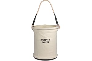Kuny's - Heavy-Duty Buckets, 11" L x 11" W x 16" H, Canvas, Beige Each