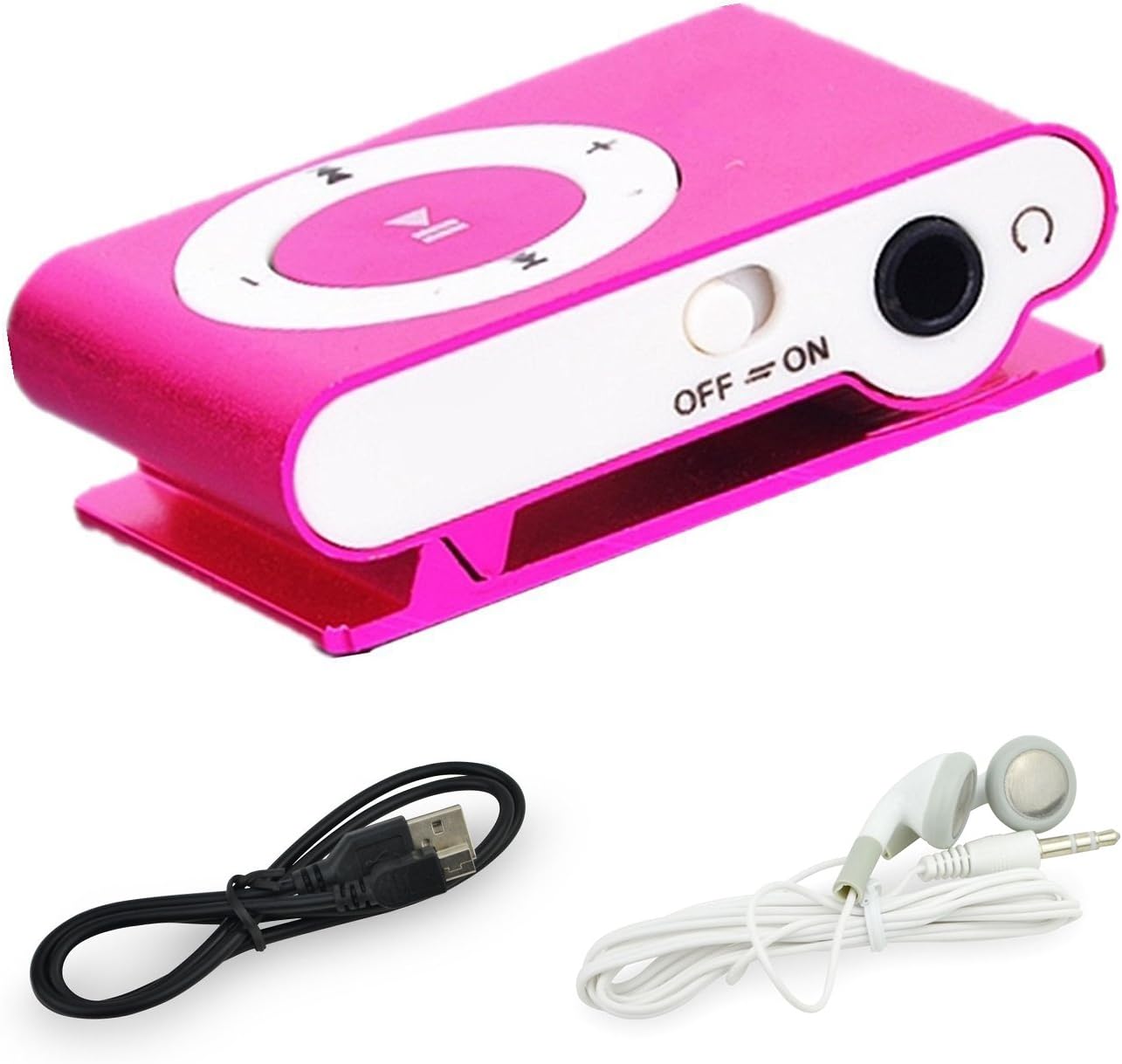BuycheapDG Clip MP3 Player, Portable Mini Metal USB MP3 Support 32GB Micro SD TF Card