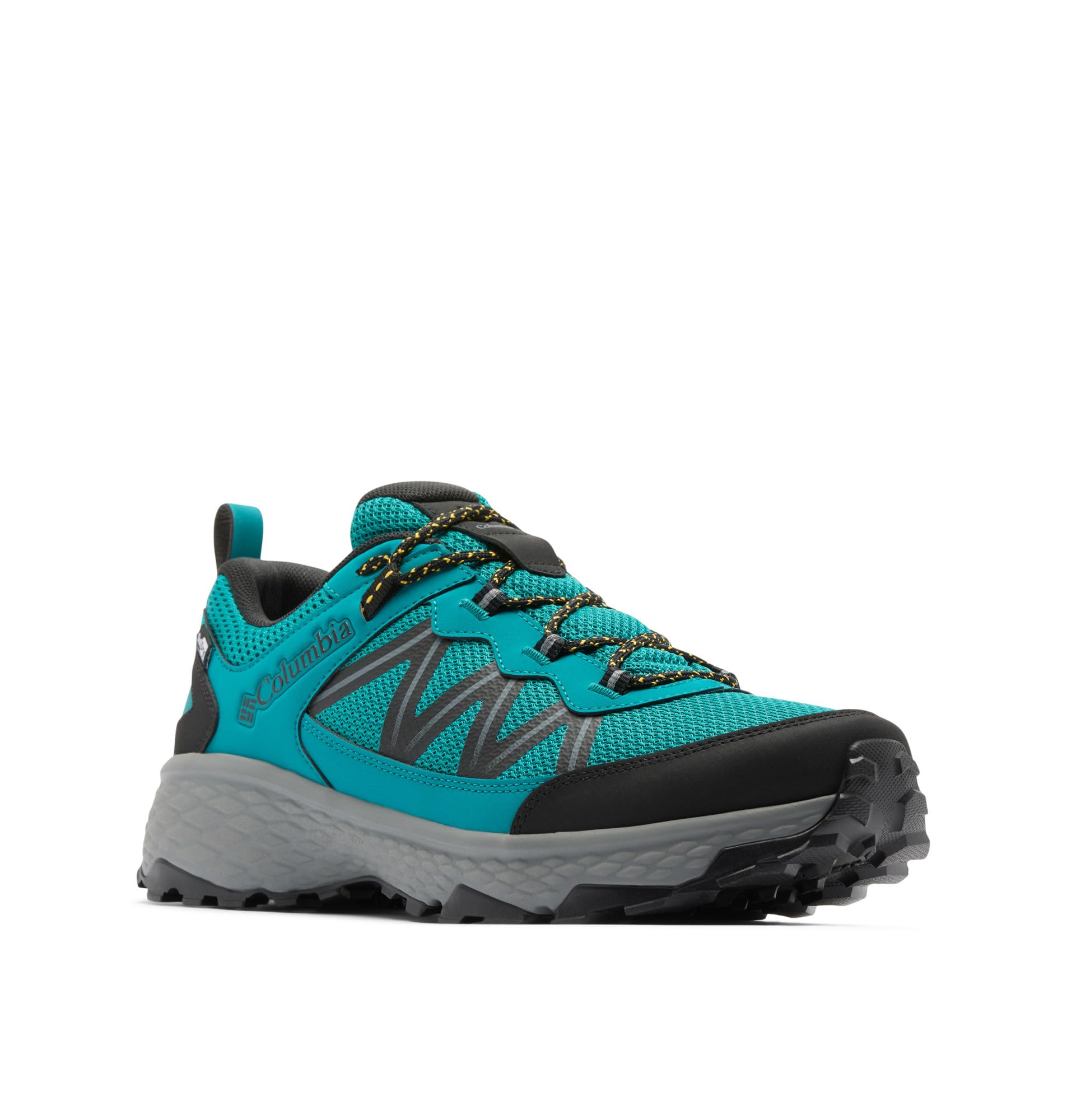Columbia Men’s Peakfreak Rush Outdry, Teal Chloride/Stinger, 10