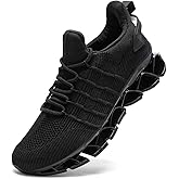 Mens Slip On Walking Shoes Blade Non Slip Tennis Running Shoes Lightweight Workout Breathable Mesh Fashion Sneakers