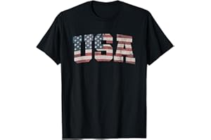 FOURTH OF JULY APPAREL USA US Flag Patriotic 4th of July America Women Girls Kids Men T-Shirt