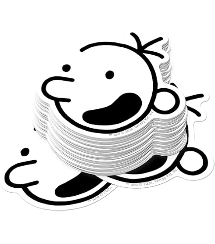 Autocollant Vinyle Loded Diper - Diary Of A Wimpy Kid - Décalcomanie Amovible - Fabriqué Aux USA