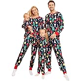PopReal Christmas Pajamas for Family, Family Christmas Pajamas PJs Matching Sets Top Sleepwear Jammies 0-3 Months Blue