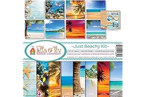 Ella & Viv by Reminisce EAV-859 Ella & Viv Just Beachy Scrapbook Collection Kit