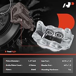 A-Premium Disc Brake Caliper Assembly Compatible