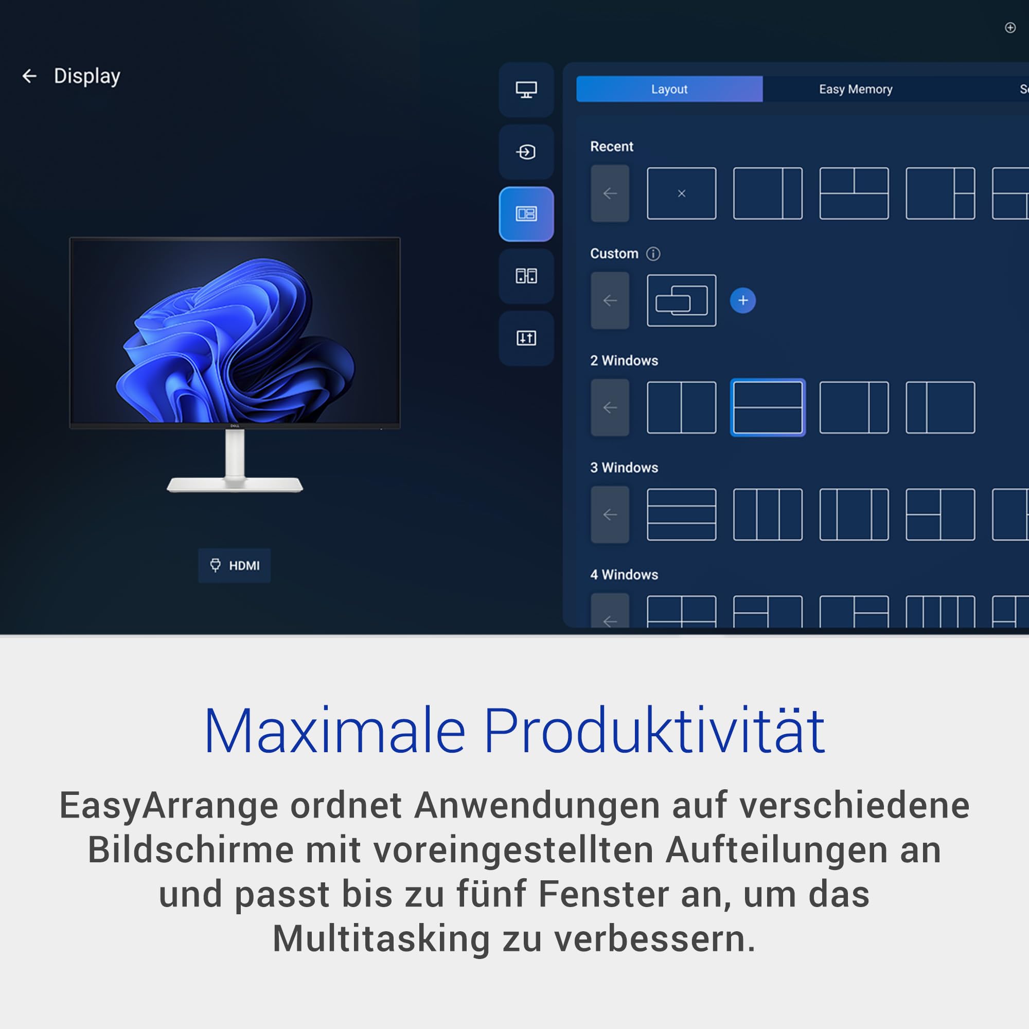 Dell 24 Plus Monitor - S2425HSM, Full HD (1920x1080), 144Hz, IPS, 1ms MPRT, AMD FreeSync, 99% sRGB, Höhenverstellbar, Eingebaute Lautsprecher, 2 HDMI, 3 Jahre Garantie, Weiß 8
