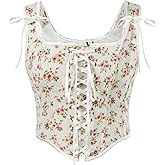 Scarlet Darkness Women Renaissance Corset Pirate Bustier Top Bodice Bodyshaper