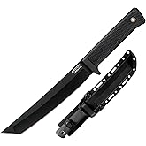 Cold Steel Recon Tanto Fixed Blade Knife with Sheath, SK-5 Steel, 7.0" (49LRT)