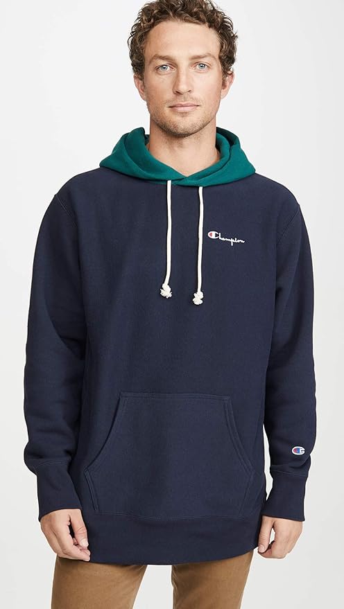 champion colorblocked reverse weave hoodie