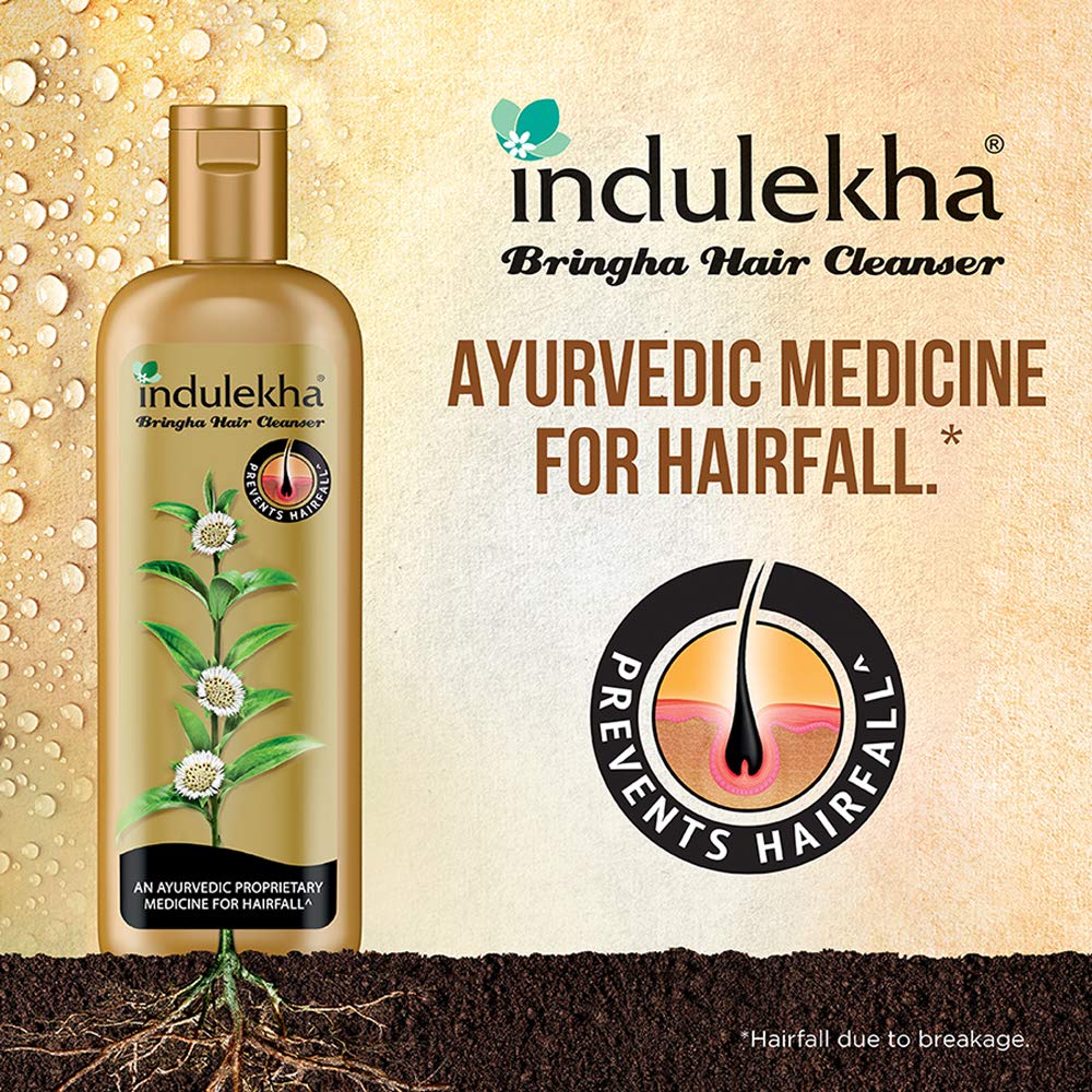 Indulekha Bringha Anti Hair Fall Hair Cleanser Shampoo, 340ml Buy