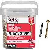 GRK RSS516318HP RSS HandyPak 5/16 by 3-1/8-Inch Structural Screws, 100 Screws per Package