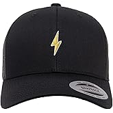 Go All Out Adult Lightning Bolt Structured Trucker Cap