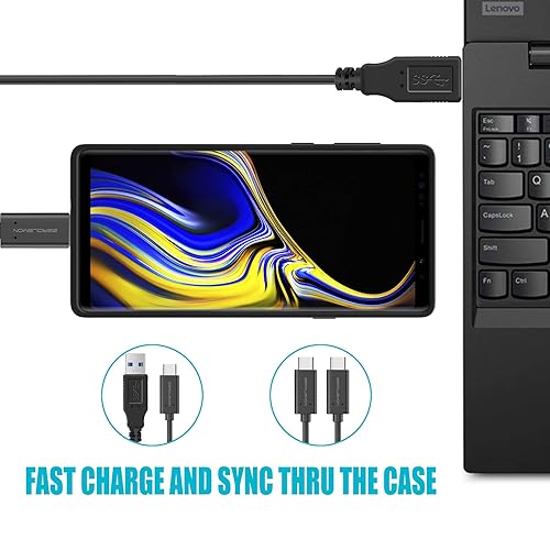 Galaxy Note Extended Battery Case with Qi Wireless Charging, ZeroLemon  Slim Power 5000mAh Rechargeable Batte