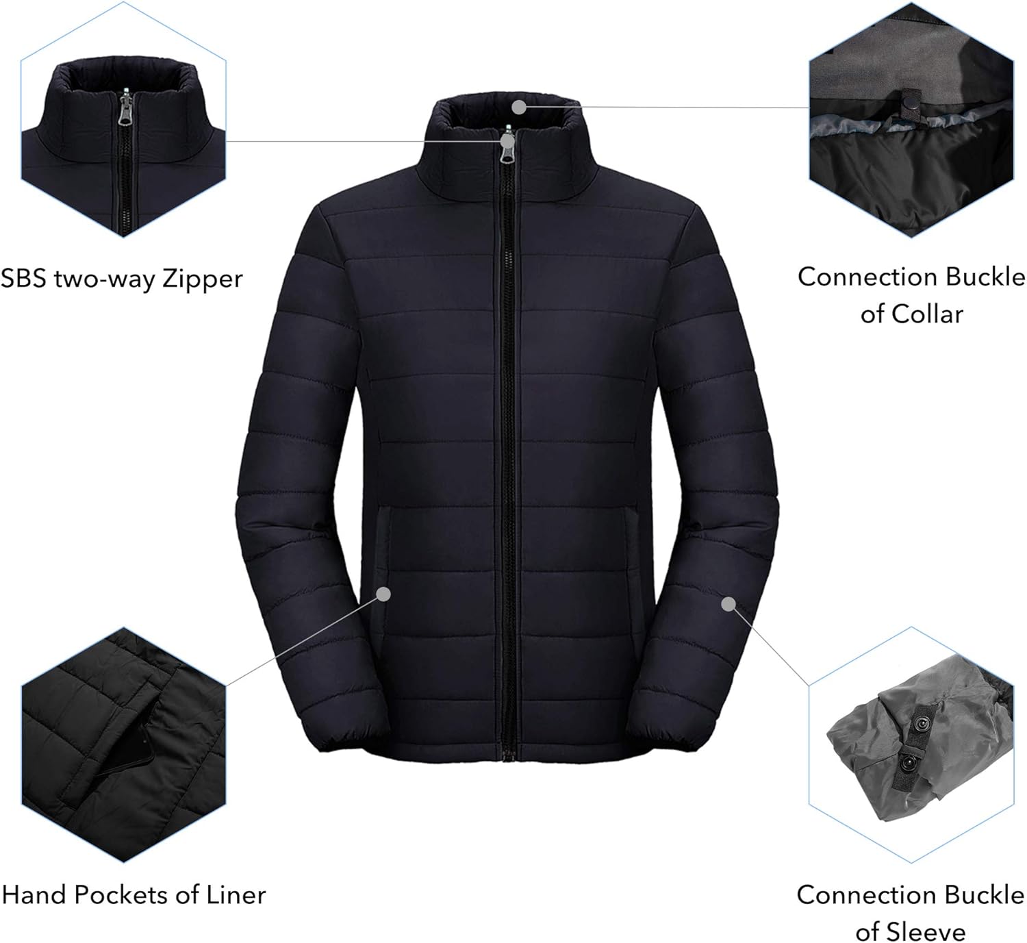 Wantdo Women's 3 in 1 Waterproof Ski Jacket Windproof Winter Snow Coat Snowboarding Jackets Warm Raincoat: Clothing