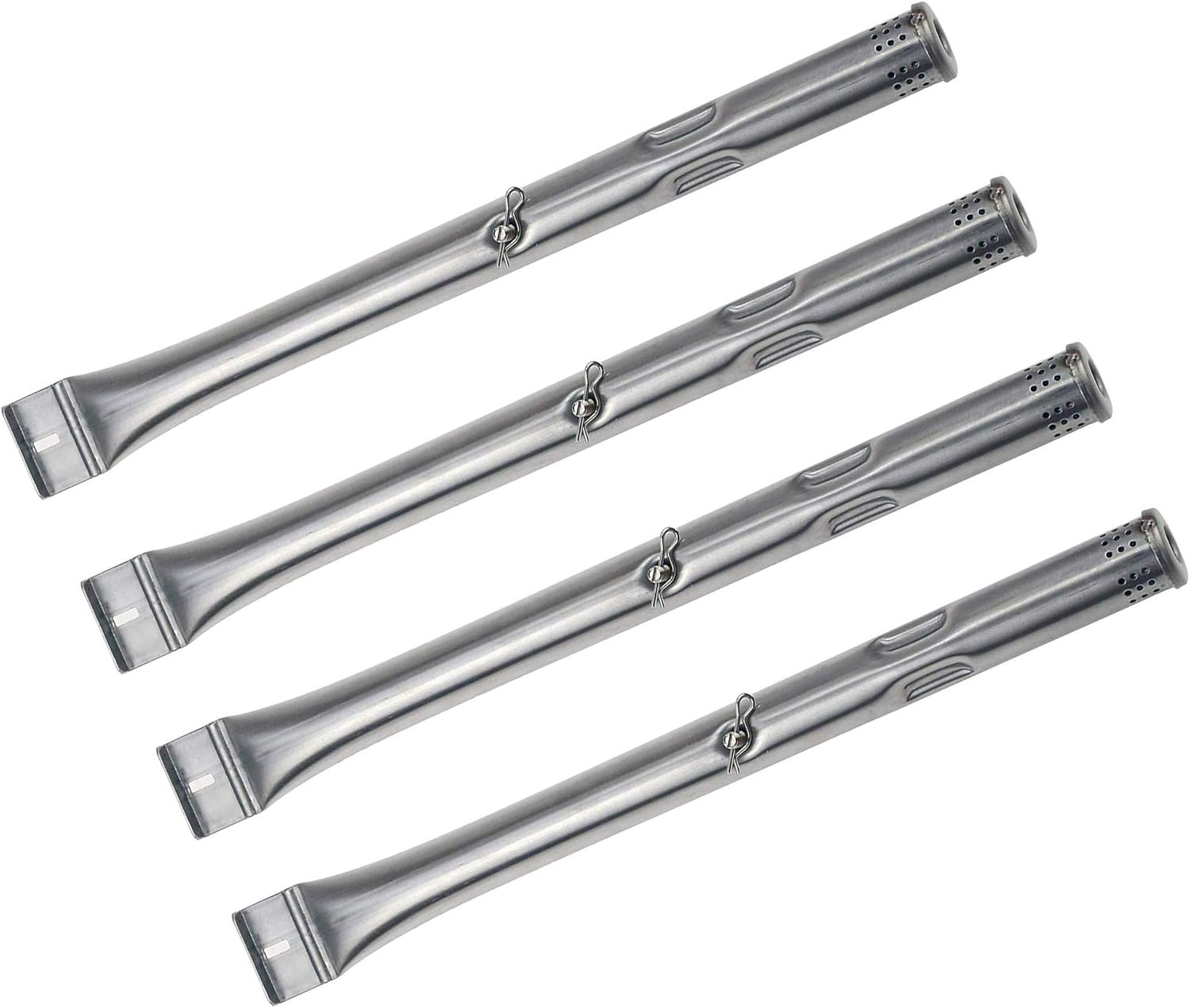 Replace parts 4-Pack Stainless Steel Grill Burners, Replacement Parts for Charbroil 463436215 463436213, Thermos 466360113 Gas Grill, (14 7/16" X 1") : Garden & Outdoor