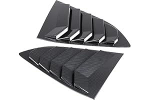 Side Window Louvers for Honda CR-V CRV 2017-2022 Car Rear Louver Window Side Shutter Cover Trim Sticker Vent Scoop ABS(Gloss 