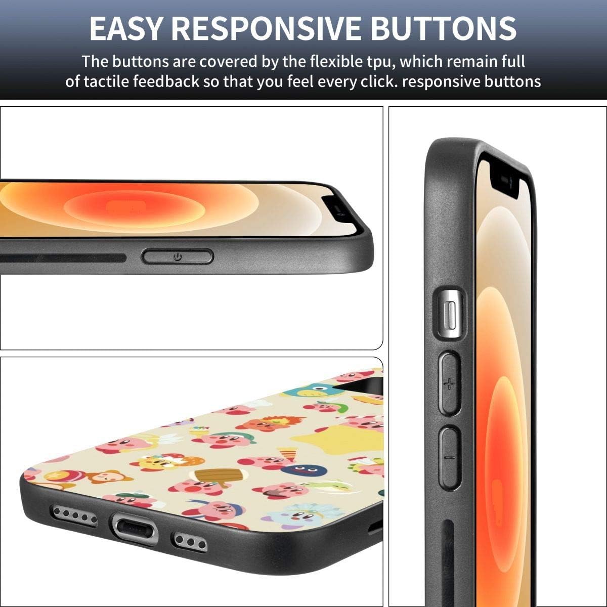 Amazon スマホケース Iphoneケース 12シリーズ 星のカービィ Iphone 12 Iphone 12 Pro Iphone 12 Mini Iphone 12 Pro Max 柄付き スマホカバー Iphoneカバー 耐衝撃 軽量 滑り止め 薄型 スマホアクセサリー おしゃれ 家電 カメラ オンライン通販