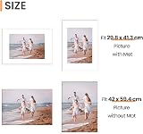 upsimples A2 Picture Frame 3 Pack White 42 x 59.4 cm with Matless Option view 3