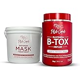 I Belli Capelli Ravenna B-tox Repair Kit - Hair B-tox Treatment Formaldehyde-Free + Hair Mask for Damaged Hair - Straightening, Intense Shine & Moisture for All Hair Types (2-Pack)